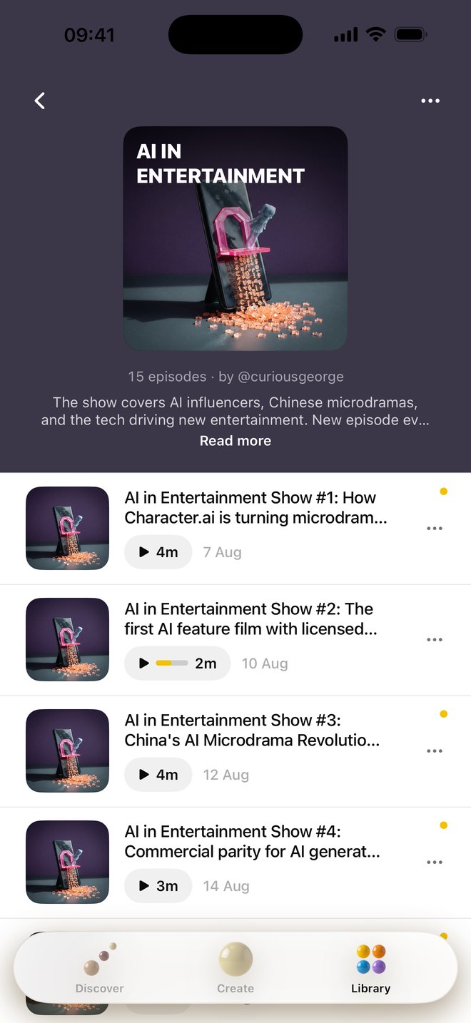 Daybrain show: AI in Entertainment