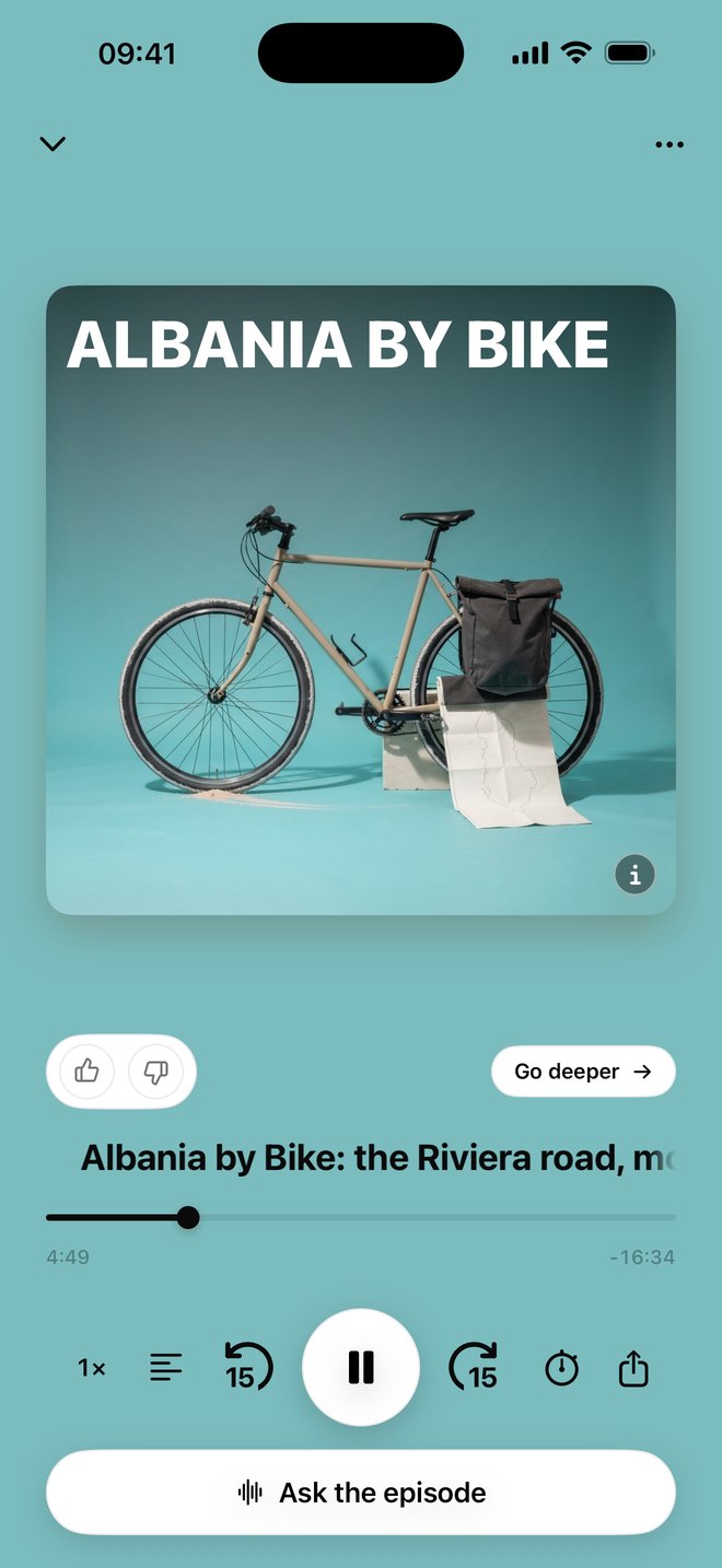 Daybrain player: Albania by Bike